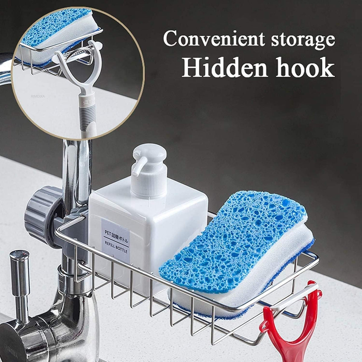 Adjustable Stainless Steel Sink Caddy