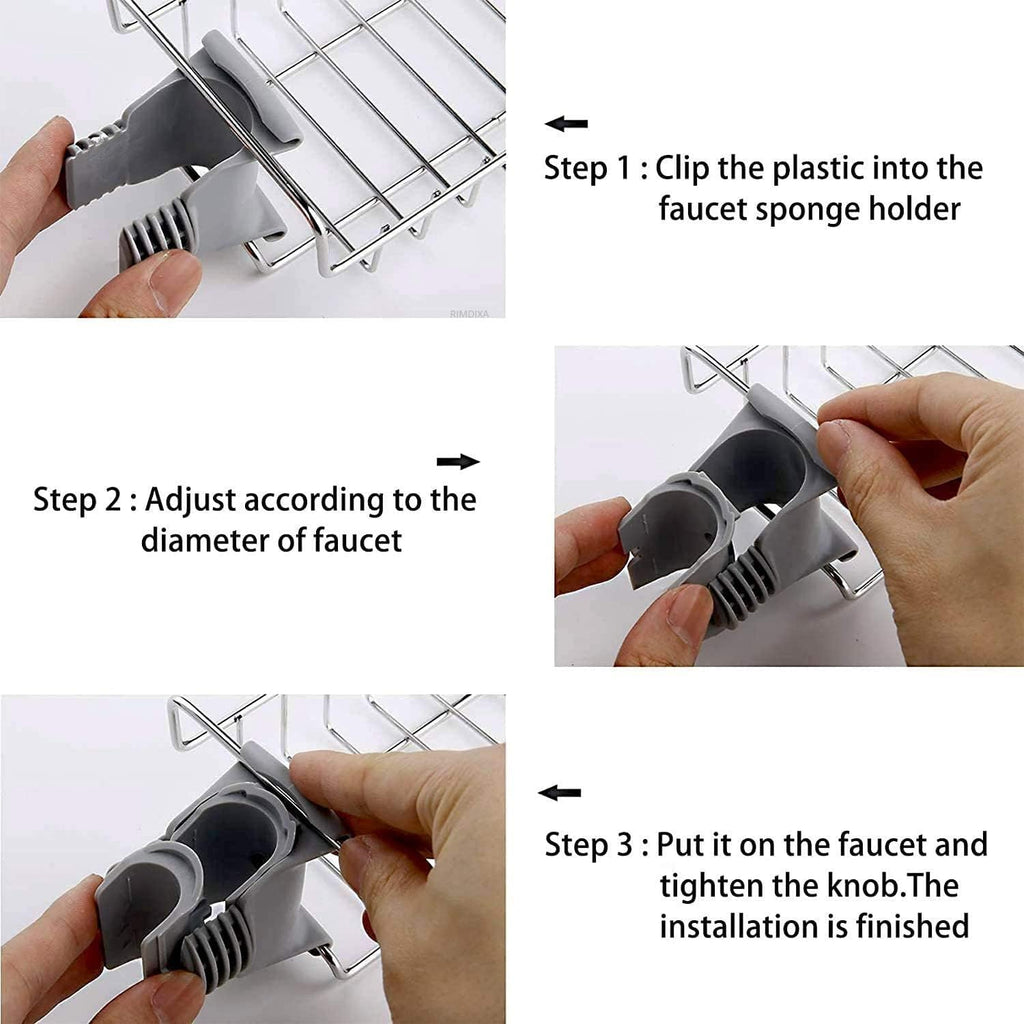 Adjustable Stainless Steel Sink Caddy